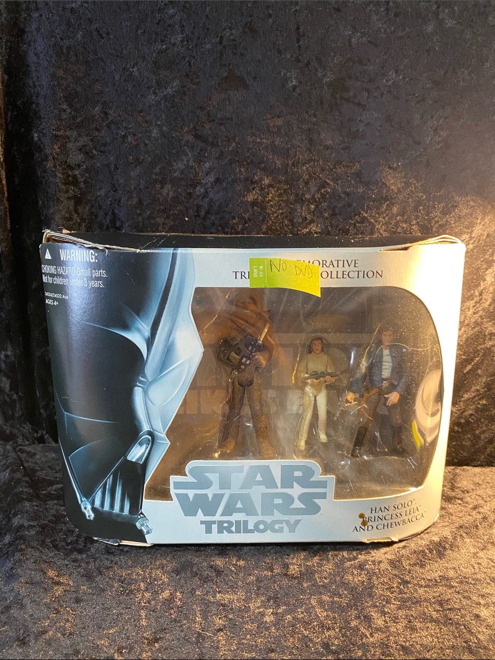 Star Wars Blue, White & Brown Trilogy Figure Set - Han Solo, Leia & Chewbacca